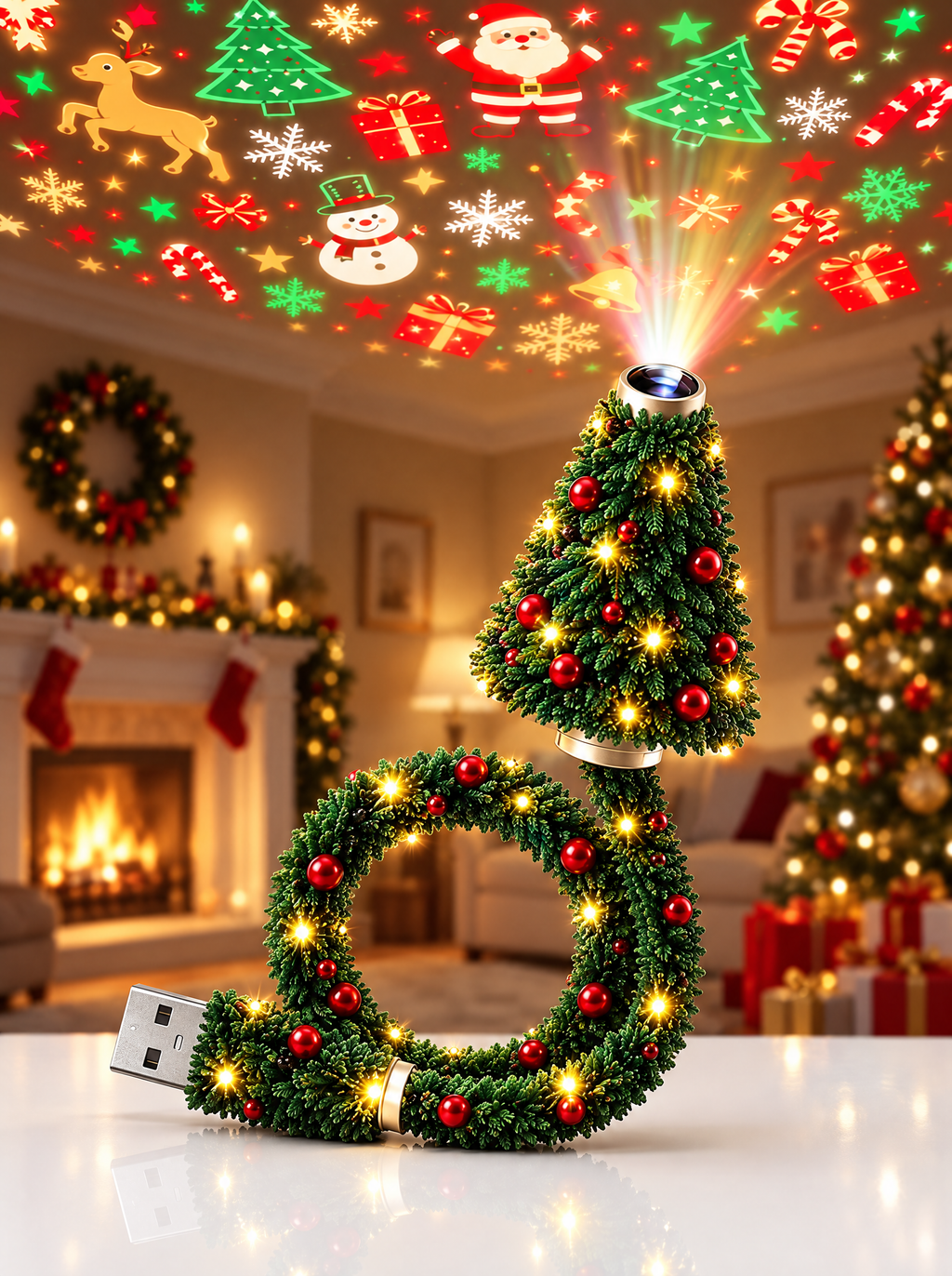 Gleamvia Christmas Projector™
