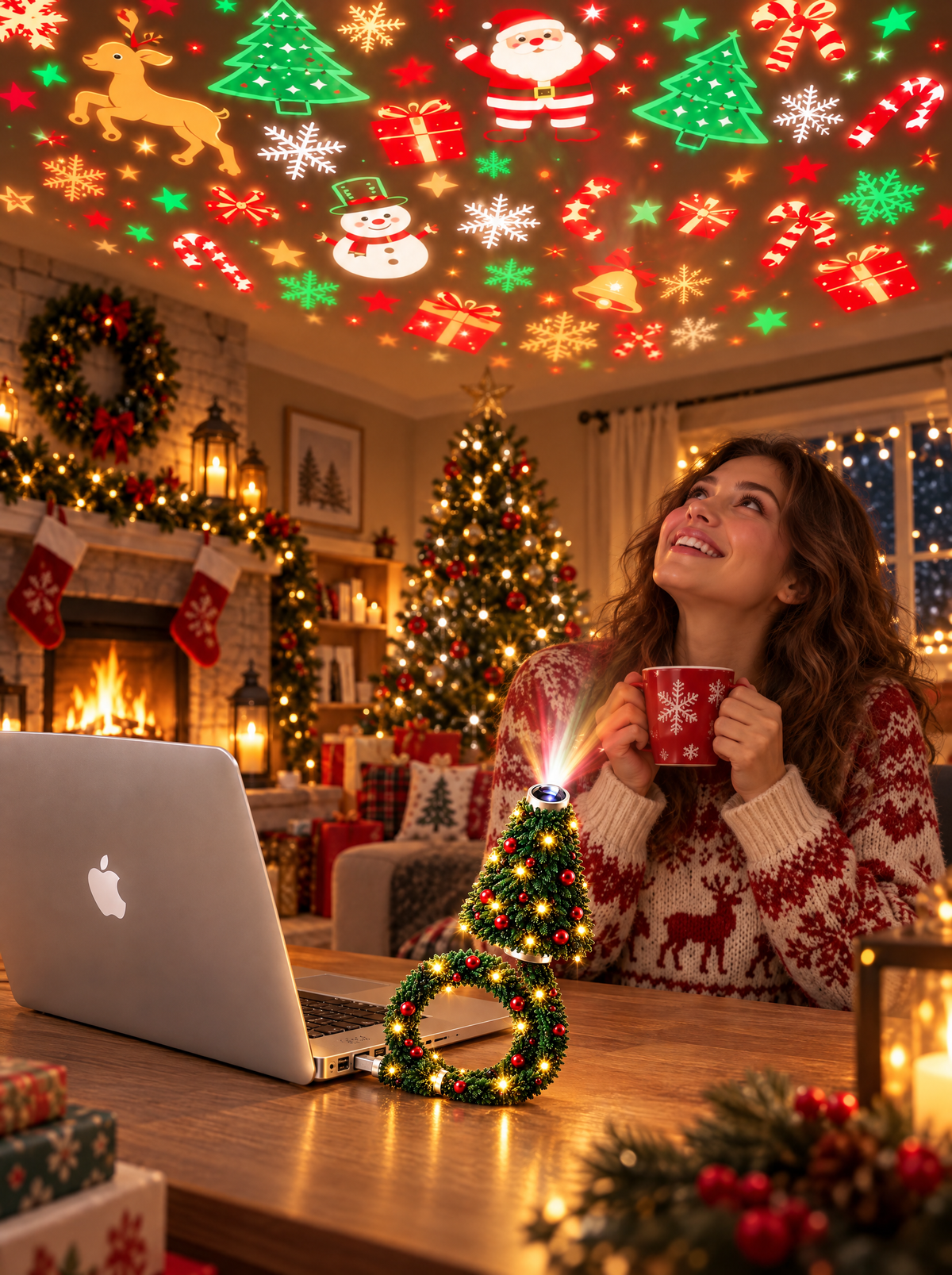 Gleamvia Christmas Projector™