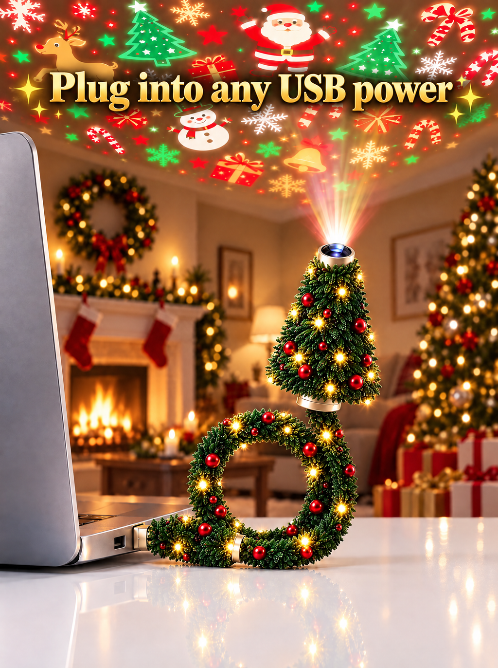 Gleamvia Christmas Projector™